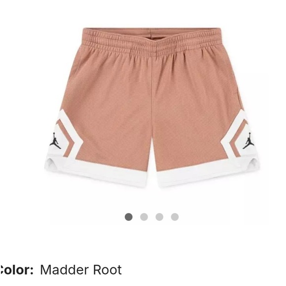 Jordan Kids Shorts Madder Root Tan Basketball Athletic Gym Size XL 13 15 YRS - Picture 4 of 8